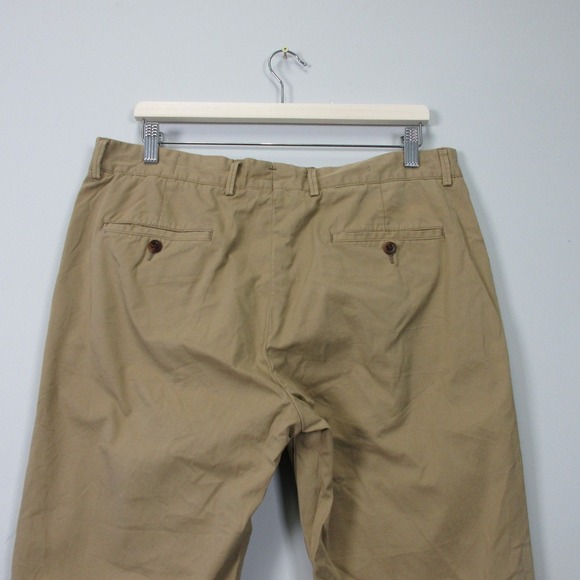Sid Mashburn Chino Pants Men 34X30 Beige Cotton Straight Leg Casual Business 434 - Picture 7 of 11